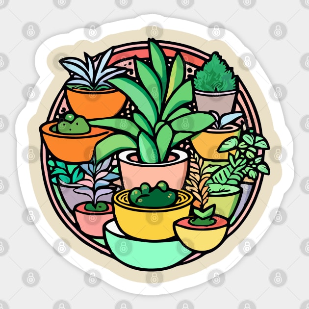 Plant Parent Club Sticker by levelsart